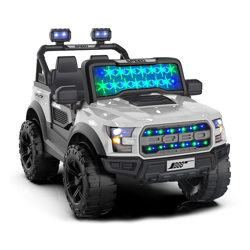 원격 제어 및 음악 기능이 있는 12V 듀얼 모터 어린이 전기 자동차