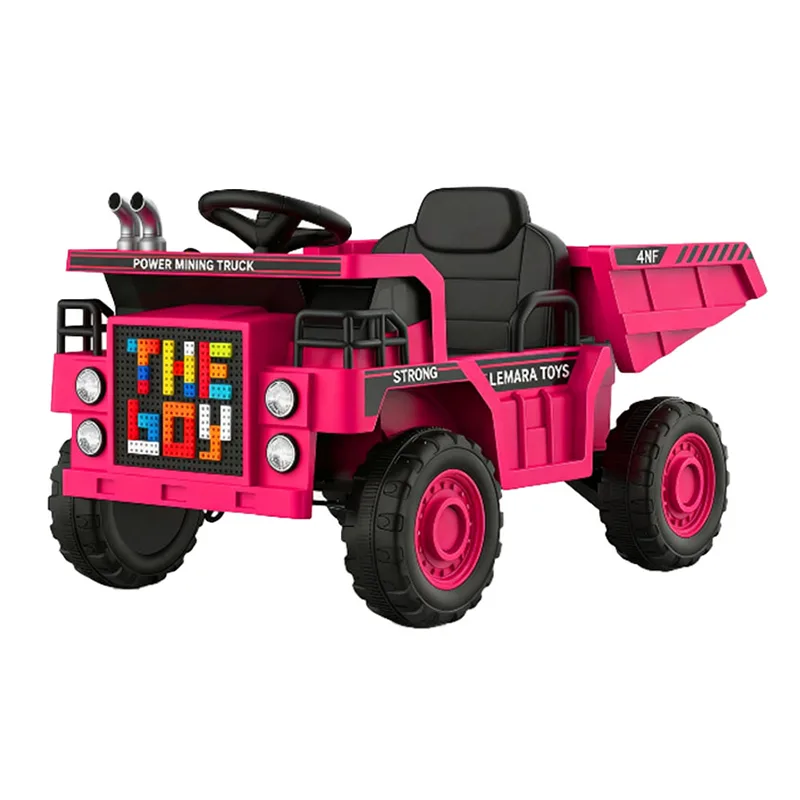 12V 어린이 전기 RC 자동차 굴착기 트럭 탑승형 자동차