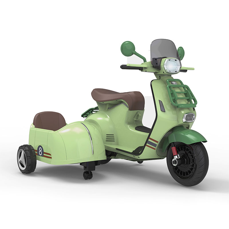 어린이 전기 12V 더블 드라이브 세발자전거 오토바이