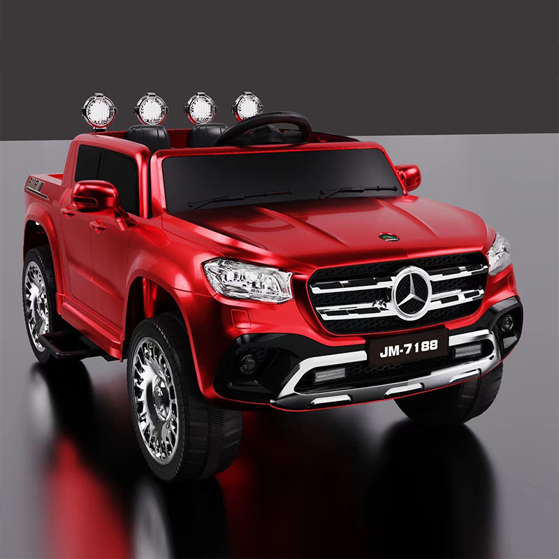 12V Four-Wheel Drive Police Ride-On Vehicle with Rear Dump Bed